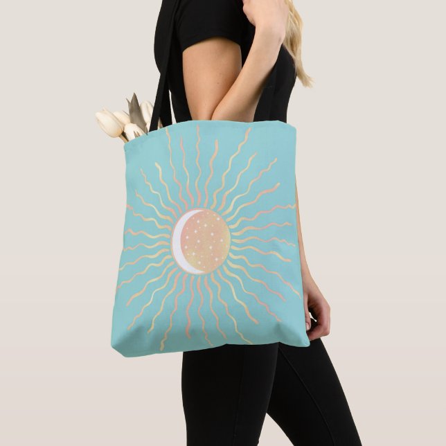 Sun And Moon Tote Bag (Close Up)