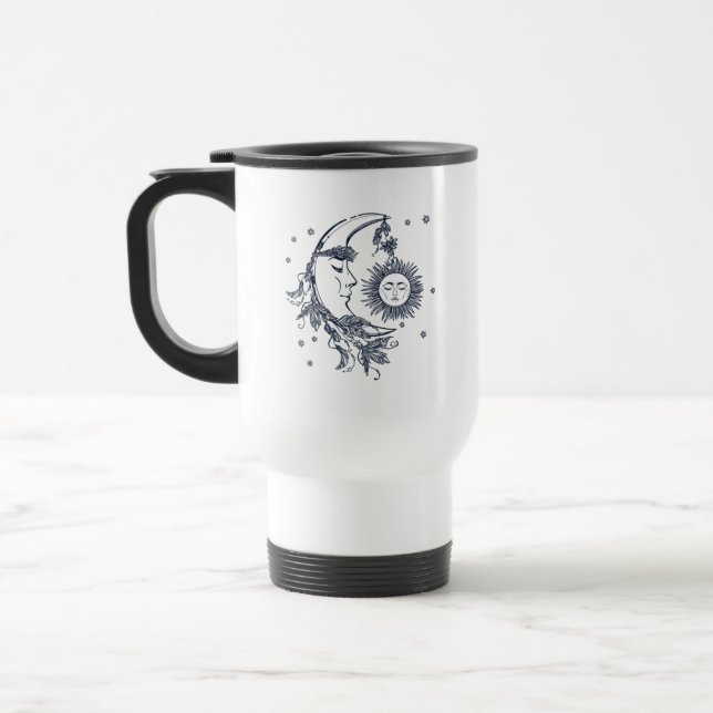 Sun and Moon Travel Mug (Left)