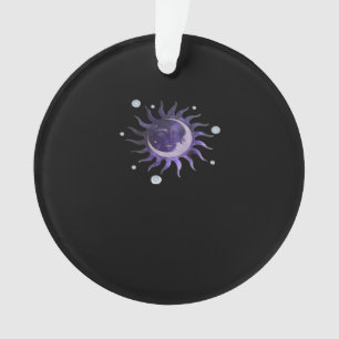 Sun And Moon Whimsigothic Gothic Witchy Witch Ornament