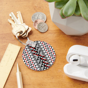 Sun and Rain - Red -  Keychain