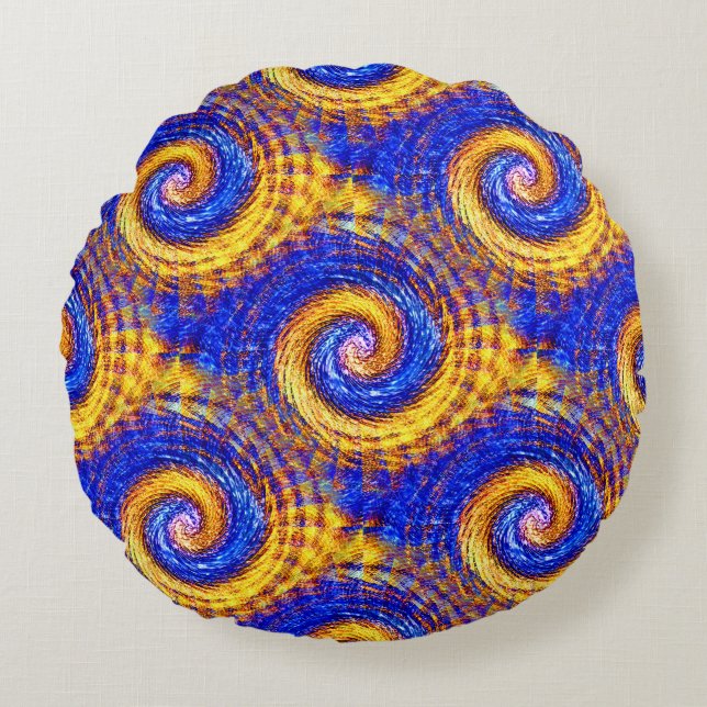 Sun and Skies...... Round Pillow (Front)