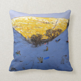 Sun and Snow 2007 Throw Pillow