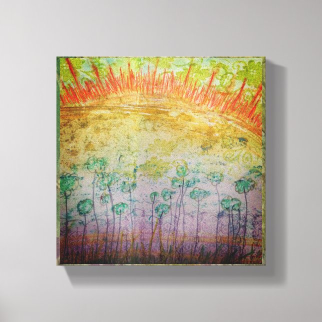 Sun Awakening  Canvas Print (Front)