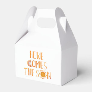 Sun Baby Shower Favor Box