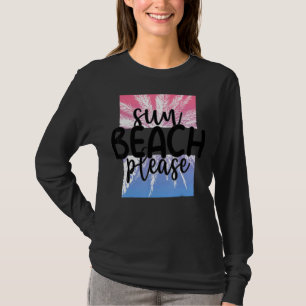 Sun Beach Please Tropical Summer Vacation T-Shirt