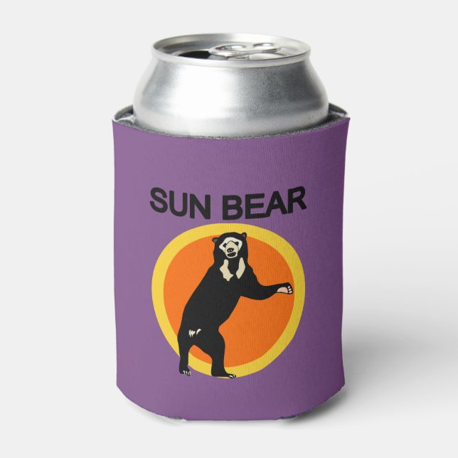 Sun Bear Can Cooler (Can Front)