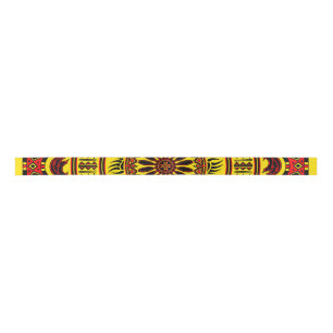 Sun Bear Yellow 2 Satin Ribbon