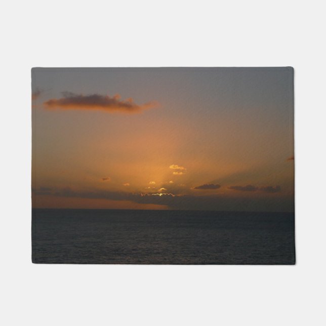 Sun Behind Clouds II Seascape Doormat (Front)