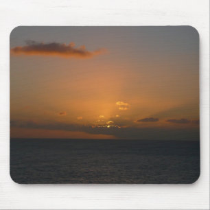 Sun Behind Clouds II Seascape Mouse Pad