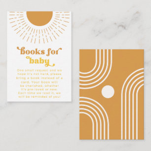 Sun Books For Baby Insert Card   Sun Books Card