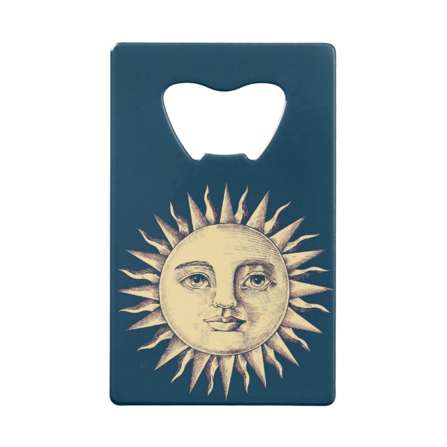 Sun Bottle Opener Credit Card Bottle Opener (Back)