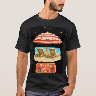sun burns summer beach T-Shirt