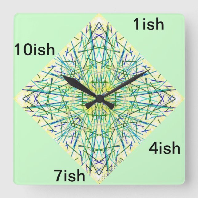 Sun Burst ish Wall Clock (Front)