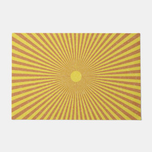 Sun Burst - Retro Doormat