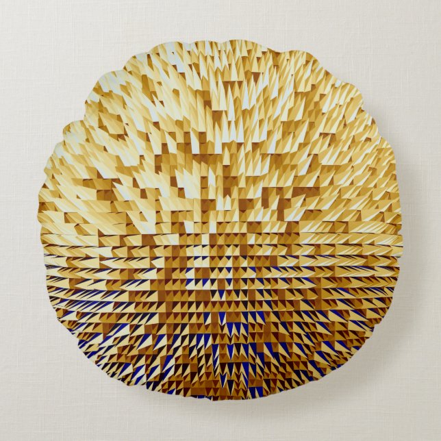 Sun bursting..... round pillow (Front)