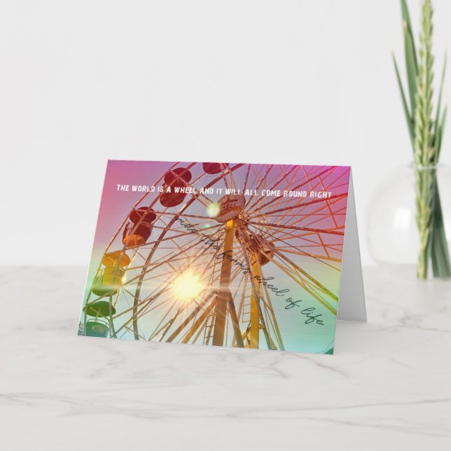 SUN-CASTER Greeting Card (Front)