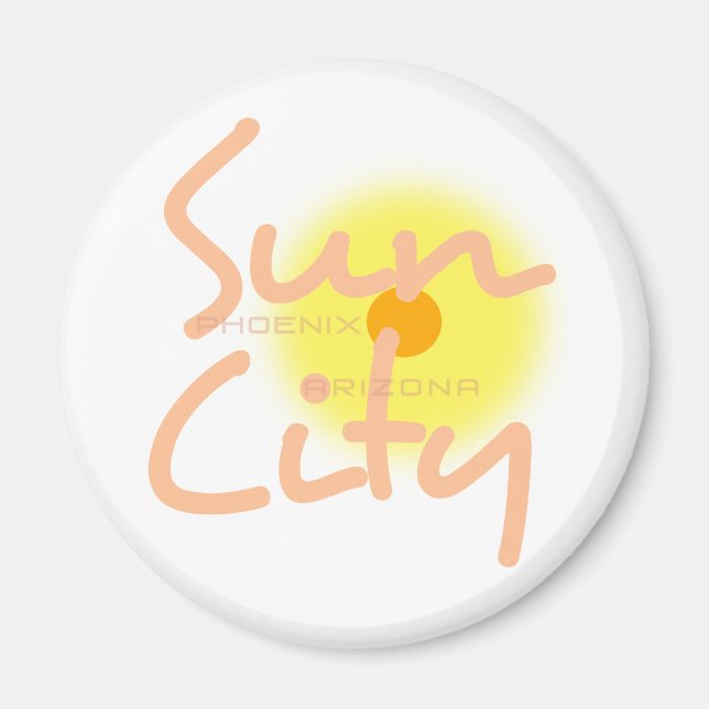 Sun City 2 Magnet (Front)