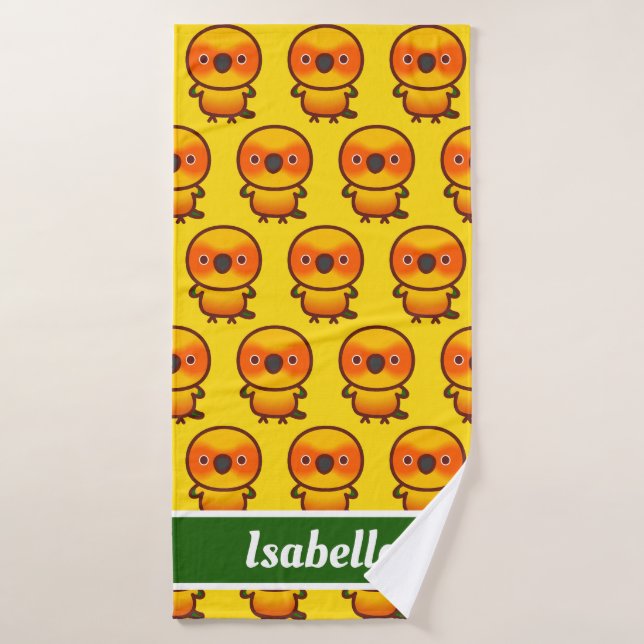 Sun Conure Bath Towel (Bath Towel)