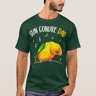 Sun Conure Dad Funny Parrot Bird Lover Men T-Shirt