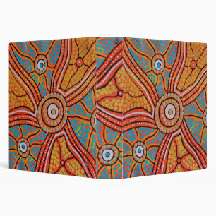 Sun Corroboree Aboriginal Art Binder