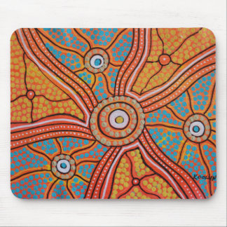 Sun Corroboree Mouse Pad
