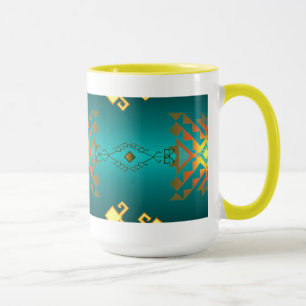 Sun dans la tasse de motif de couverture d'hiver