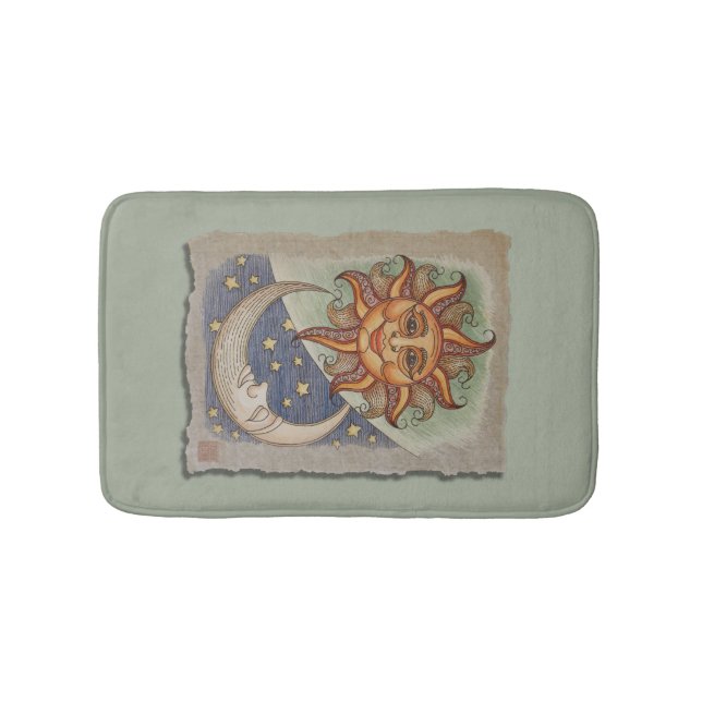 ~ Sun de tapis de bain et lune (Devant)