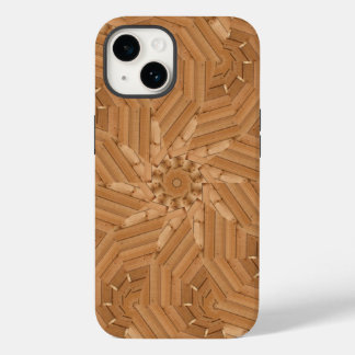 Sun Deck - Wooden Starburst Mosaic Case-Mate iPhone 14 Case