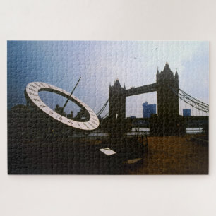 Sun Dial at Tower Bridge. Jigsaw Puzzle