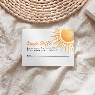 Sun Diaper Raffle  Enclosure Card