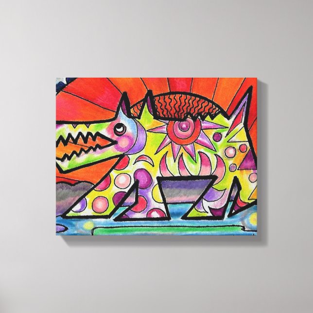 Sun Dog #1 Canvas Print (Front)