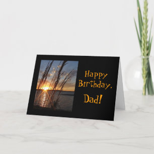 Sun Down at the Lake Card