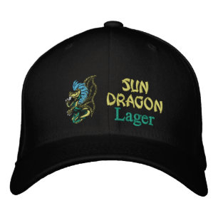 Sun Dragon, Lager Embroidered Hat