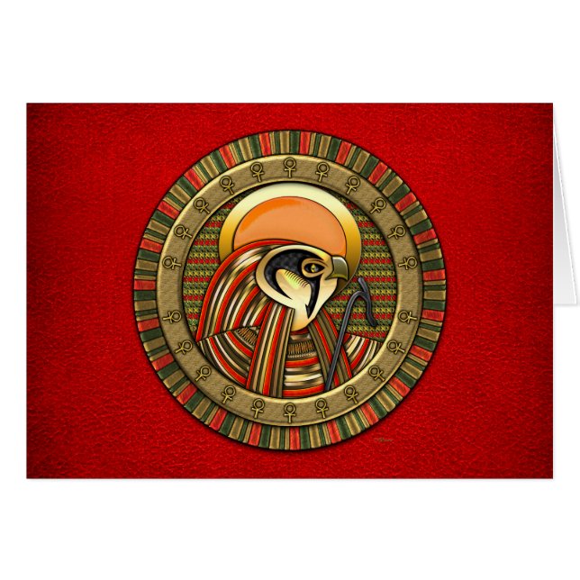 Sun égyptien Dieu Ra (Devant horizontal)