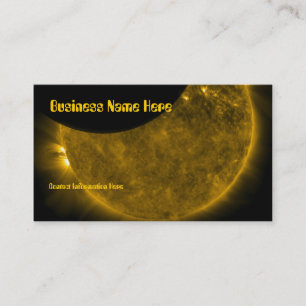Sun et cartes de visite de lune
