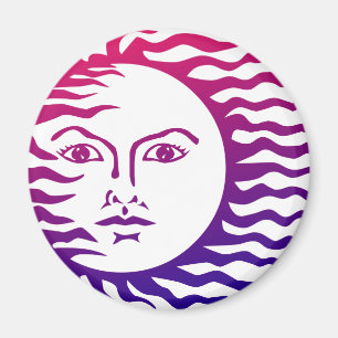 Sun Face Magnet