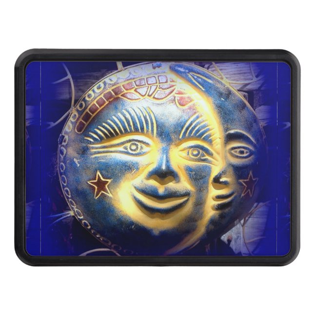 sun face / moon face hitch cover (Front)