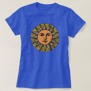 Sun Face vintage smiling sun T-Shirt