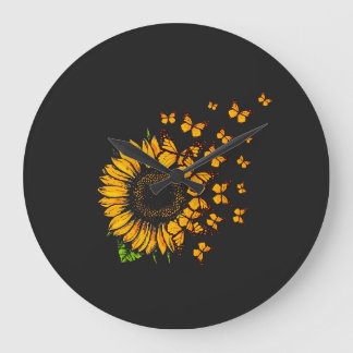 Sun flight large clock