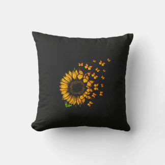 Sun flight throw pillow