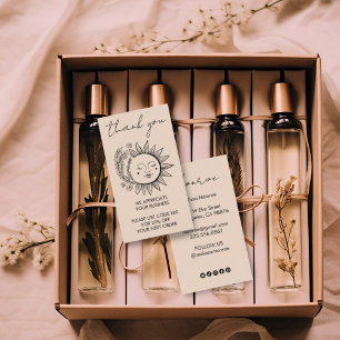 Sun Flower Boho Chic Elegant Social Icons Discount Business Card