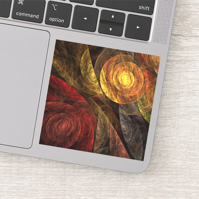 Sun Flower Floral Modern Abstract Art Pattern (Detail)