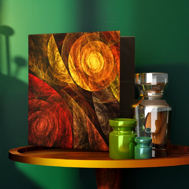 Sun Flower Floral Modern Abstract Art Pattern Binder (Sun Flower Floral Modern Abstract Art Pattern Binder)