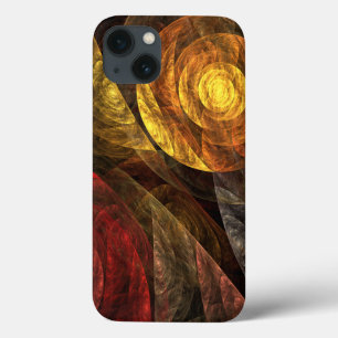 Sun Flower Floral Modern Abstract Art Pattern iPhone 13 Case