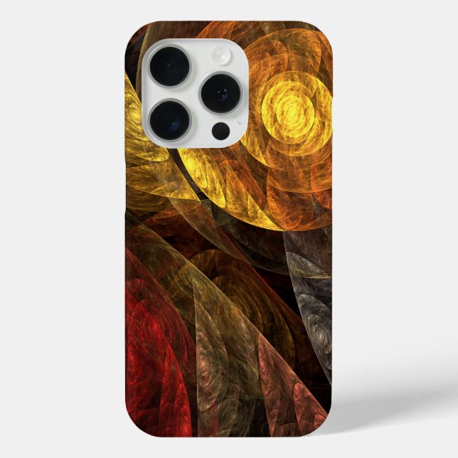 Sun Flower Floral Modern Abstract Art Pattern Case-Mate iPhone Case (Back)