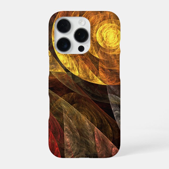 Sun Flower Floral Modern Abstract Art Pattern iPhone Case (Back)