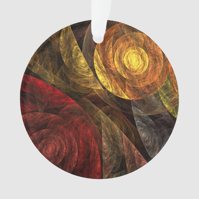 Sun Flower Floral Modern Abstract Art Pattern Ornament (Front)