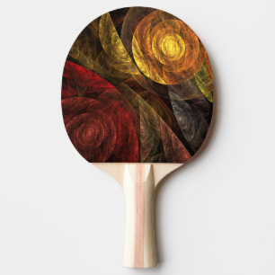 Sun Flower Floral Modern Abstract Art Pattern Ping Pong Paddle