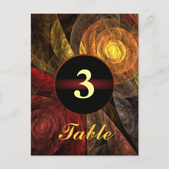 Sun Flower Floral Modern Abstract Art Pattern Postcard (Front)