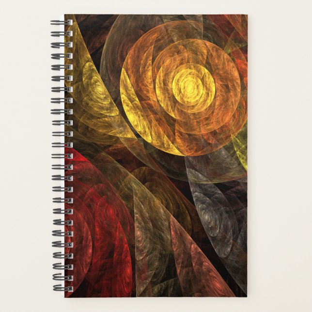 Sun Flower Floral Moderne Art Motif Abstrait (Devant)